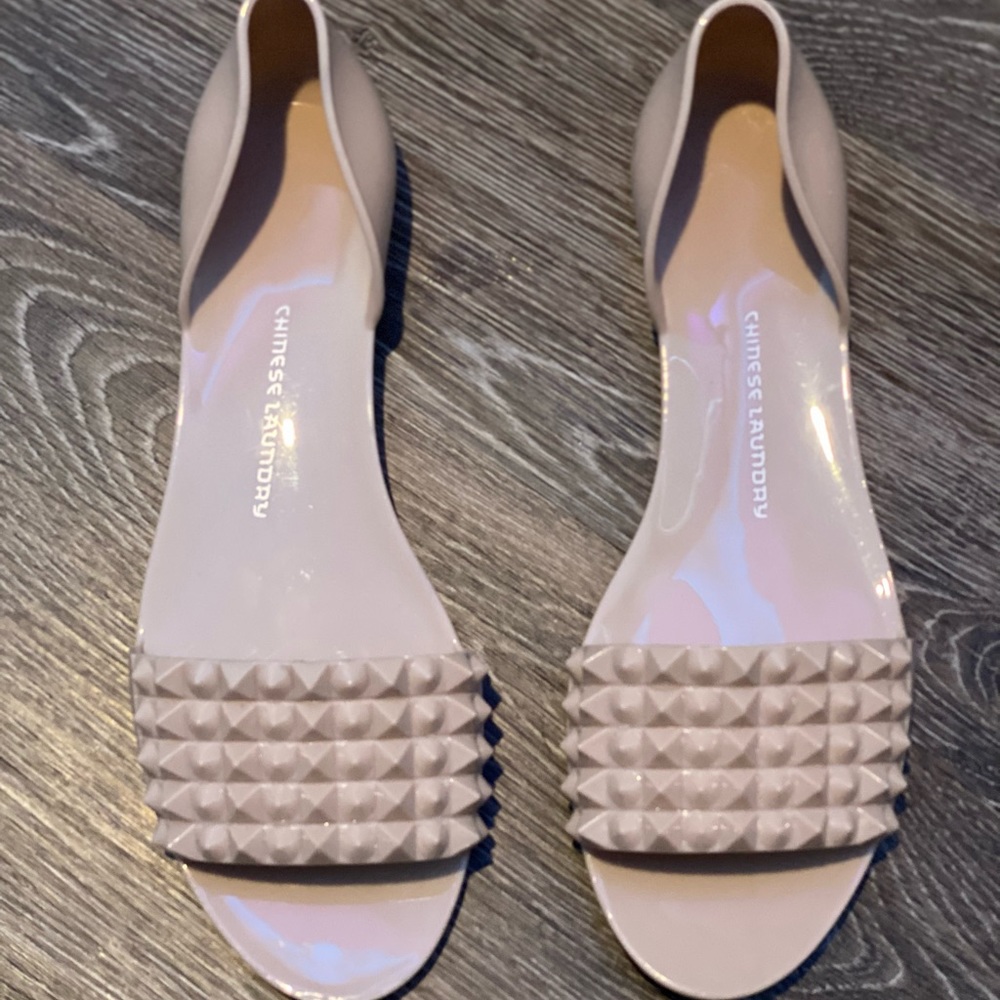 PVC shoes nude  size 41 new